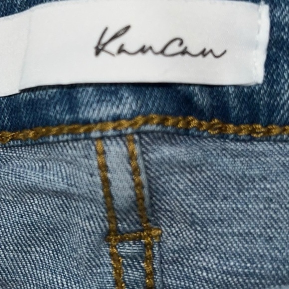 KanCan Distressed Cuffed Jeans – Size 15/31 - Picture 3 of 4